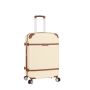 Lot de 3 valises rigides 52303 Extensibles 55, 65 et 75 cm Milky