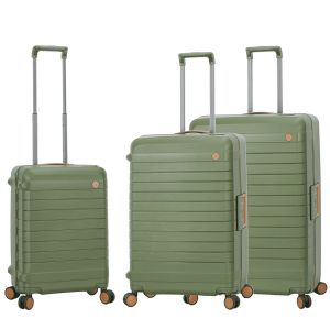 Lot de 3 valises rigides 57203 55, 68 et 77 cm Olive