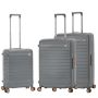 Lot de 3 valises rigides 57203 55, 68 et 77 cm Dark Grey