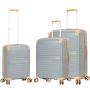 Lot de 3 valises rigides 59103 Extensibles 55, 66 et 76 cm Dark grey