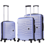 Lot de 3 valises rigides 43303 Extensibles 55, 66 et 76 cm Violet