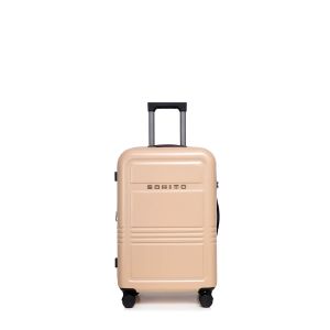 Valise cabine rigide Reito Extensible 55 cm Beige