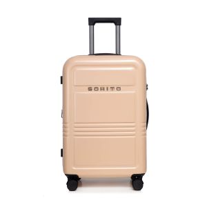 Valise rigide Reito Extensible 74.5 cm Beige