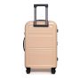 Valise rigide Reito Extensible 74.5 cm Beige