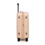 Valise rigide Reito Extensible 64.8 cm Beige