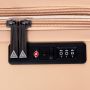 Valise rigide Reito Extensible 64.8 cm Beige