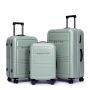 Lot de 3 valises Reito Extensibles 55, 64.8 et 74.5 cm Almond