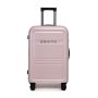 Lot de 3 valises Reito Extensibles 55, 64.8 et 74.5 cm Lilas