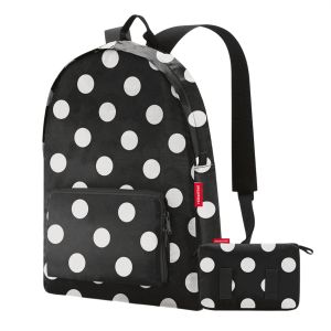 Sac à dos pliant Mini maxi rucksack 45 cm Dots White