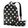 Sac à dos pliant Mini maxi rucksack 45 cm Dots White