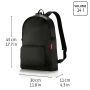 Sac à dos pliant Mini maxi rucksack 45 cm Dots White