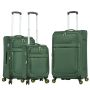 Lot de 3 valises souples 48203 Extensible 55, 67 et 77 cm Dark Green
