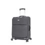 Lot de 3 valises souples S48103A 54, 64 et 74 cm Gris