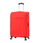 Lot de 3 valises souples 35703 Extensible 55, 67 et 76 cm Rouge
