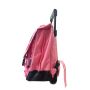 Cartable à roulettes scolaire Romantique coeur 41 cm Rose
