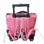 Cartable à roulettes scolaire Romantique coeur 41 cm Rose