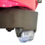 Cartable à roulettes scolaire Romantique coeur 41 cm Rose