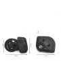 Lot de 2 roues de rechange 83103 Droite/Gauche Noir