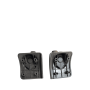 Lot de 2 roues de rechange 83112 Droite/Gauche Chocolat