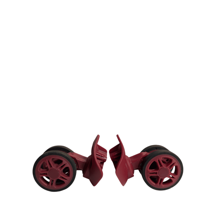 Lot de 2 roues de rechange W00613CD00123 Turenne Droite/Gauche Rouge