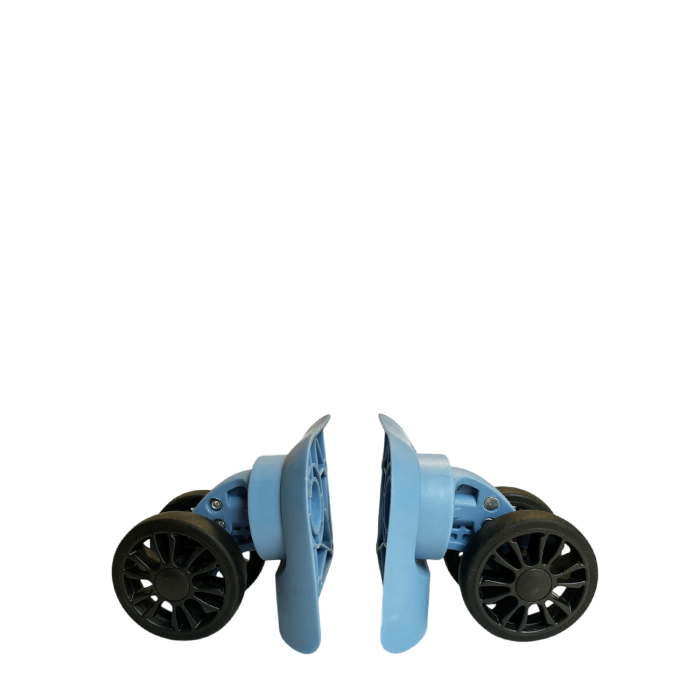Lot de 2 roues de rechange W00849CD00183 Freestyle Droite/Gauche Bleu Clair