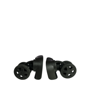 Lot de 2 roues de rechange W00910CD00053 Clavel Droite/Gauche Noir