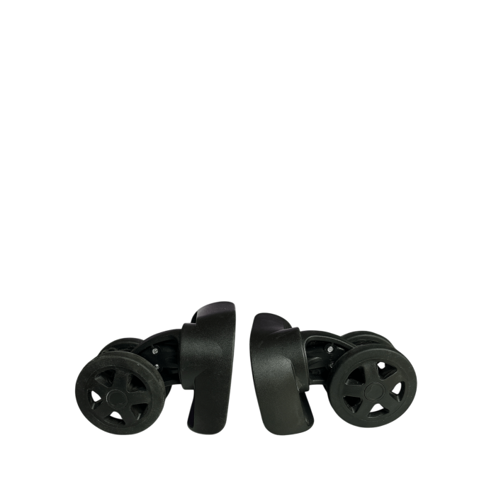 Lot de 2 roues de rechange W00910CD00053 Clavel Droite/Gauche Noir