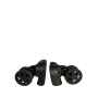 Lot de 2 roues de rechange W00910CD00053 Clavel Droite/Gauche Noir