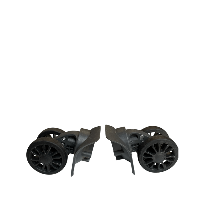 Lot de 2 roues de rechange W01346CD00053 Freestyle Droite/Gauche Noir