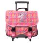 Cartable à roulettes scolaire Romantique Licorne 41 cm Rose