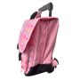 Cartable à roulettes scolaire Romantique Licorne 41 cm Rose