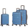 Lot de 3 valises rigides 33803 Extensibles 55, 67 et 77 cm Blue