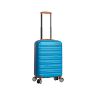 Lot de 3 valises rigides 33803 Extensibles 55, 67 et 77 cm Blue