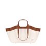 Sac fourre-tout Tote bag 13 litres Beige Brown