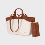 Sac fourre-tout Tote bag 13 litres Beige Brown