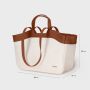 Sac fourre-tout Tote bag 13 litres Beige Brown
