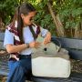 Sac fourre-tout Tote bag 13 litres Beige Olive