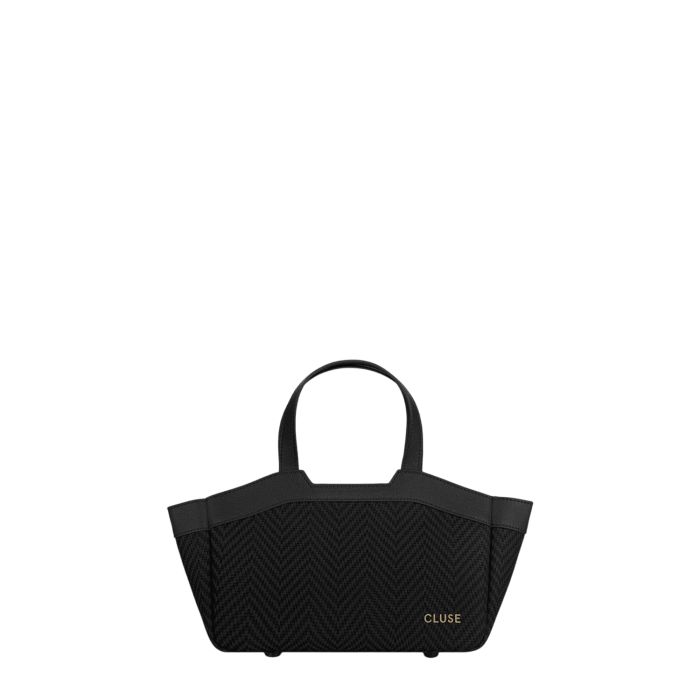 Sac Tote bag Mini 2 litres Textured Full Black