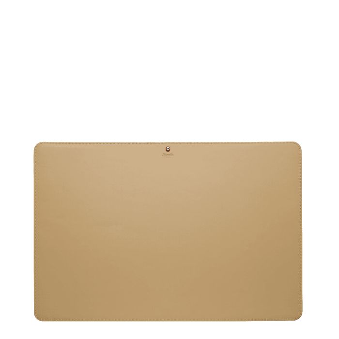 Sous-main Pierre en cuir Lisse 60 cm Flocon Blanc