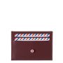 Porte-cartes Georges 2.0 en cuir végétal Vigne rouge