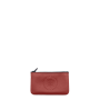 Petit porte-monnaie Emile Elysée en cuir Lisse Vigne Rouge