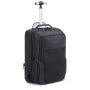 Sac à dos cabine à roulettes Parvis Plus 51 cm 17.3 pouces Noir