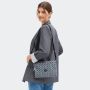 Petit sac bandoulière Riri L 27 cm Navy Sign Jacquard