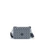 Petit sac bandoulière Riri 24 cm Navy Sign Jacquard