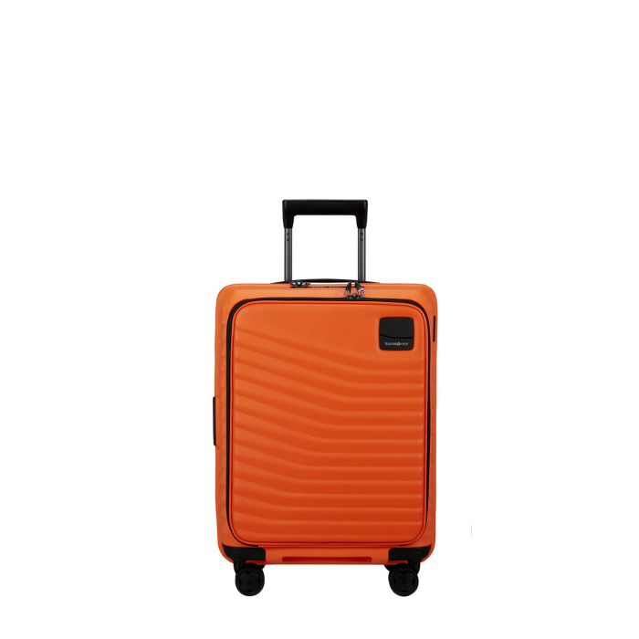 Valise cabine rigide Intuo Extensible avec compartiment ordinateur 55 cm Apricot