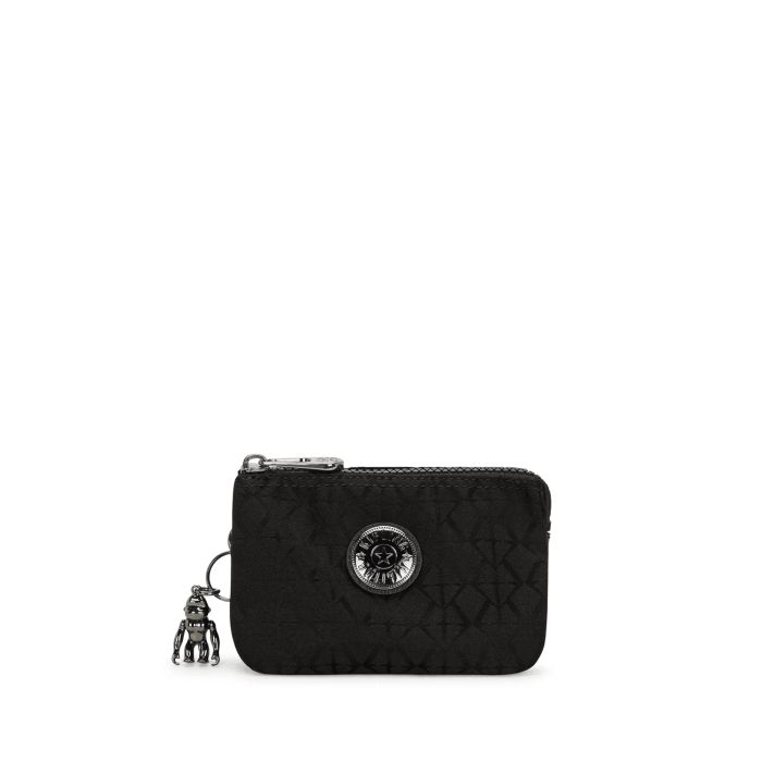 Petit porte-monnaie Creativity S Black Sign Jacquard