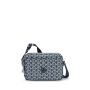 Sac bandoulière Abanu M 24cm Navy Sign Jacquard