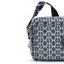 Sac bandoulière Abanu M 24cm Navy Sign Jacquard