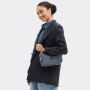 Sac bandoulière Abanu M 24cm Navy Sign Jacquard