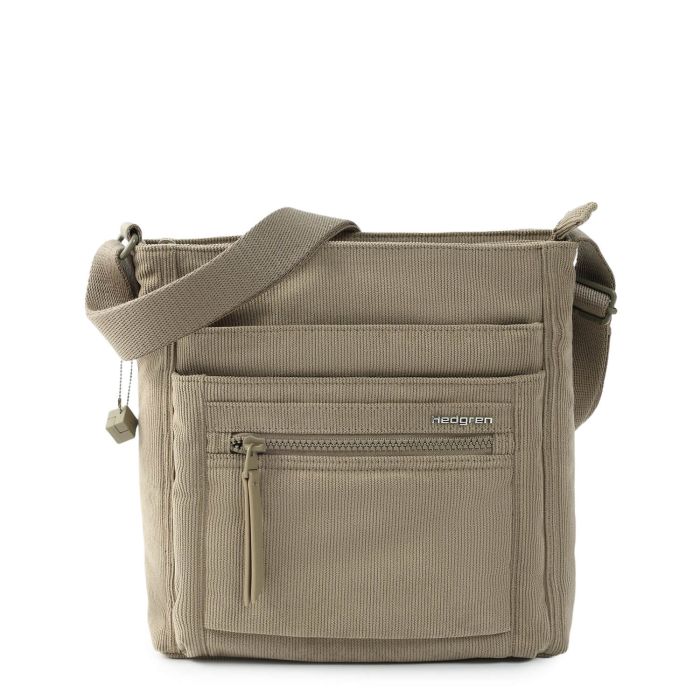Sac bandoulière Orva 25,5 cm Corduroy string beige